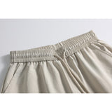 DAXUEN Men's relaxed fit embroidered cargo shorts
