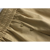 DAXUEN Wide-leg relaxed shorts with studs