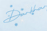 DAXUEN Men's snowflake embroidered short-sleeved t-shirt