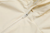 DAXUEN Hooded windbreaker jacket with asymmetrical zipper