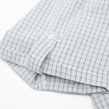 DAXUEN Short-sleeved plaid button-up shirt