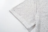 DAXUEN Oversized mock neck top with speckled texture