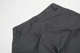 DAXUEN Wide-leg cropped trousers in dark grey and black