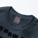 DAXUEN Short-sleeved crew neck T-shirt with text print