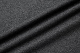 DAXUEN Mock-neck short-sleeve t-shirt in black and dark heather grey