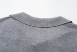 DAXUEN Short-sleeved knitted polo shirt