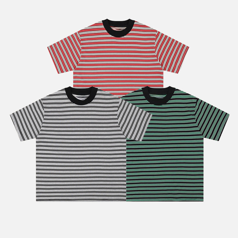 Relaxed Stripe T-Shirt for Summer