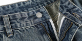 DAXUEN Loose-fitting wide-leg denim jeans with embroidered pockets