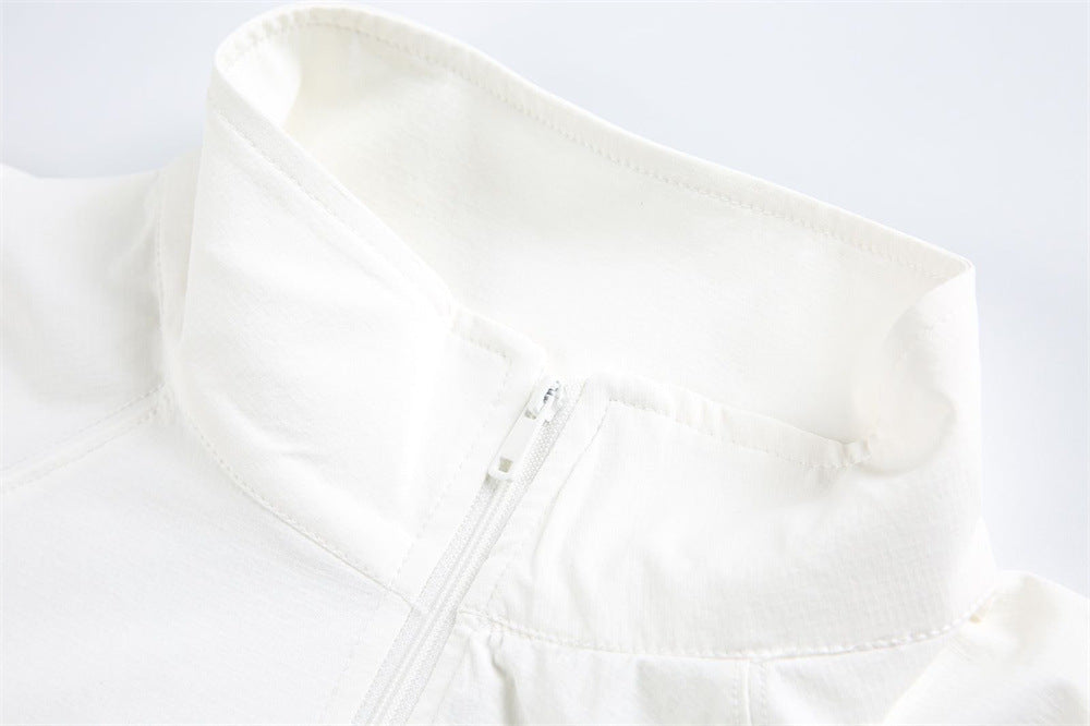 DAXUEN Lightweight full-zip jacket in solid colors