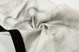 DAXUEN Wide-leg jeans with ruched texture and washed finish