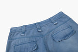 DAXUEN Wide-leg baggy cargo pants with embroidery