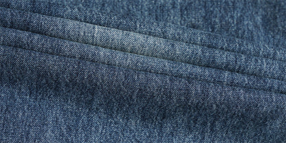 DAXUEN Distressed wide-leg jeans with pyramid studs