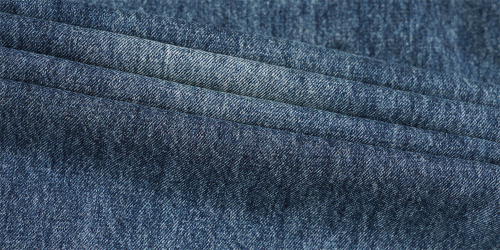 DAXUEN Wide-leg denim jeans with pyramid studs