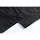 DAXUEN Wide-leg balloon-shaped trousers with vertical stripes