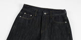DAXUEN Wide-leg loose-fit indigo denim jeans