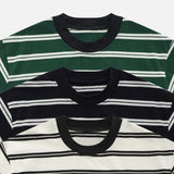 Retro Striped Short Sleeve T-Shirt