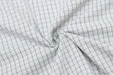 DAXUEN Short-sleeved plaid button-up shirt