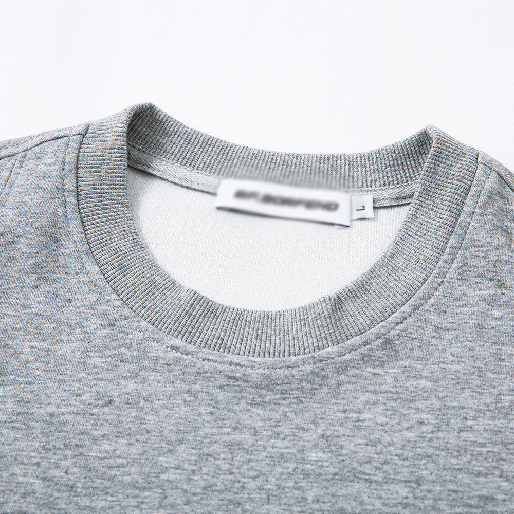 DAXUEN Relaxed fit short-sleeved top in grey and black