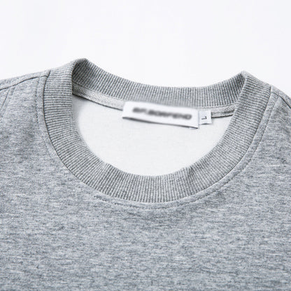 DAXUEN Relaxed fit short-sleeved top in grey and black