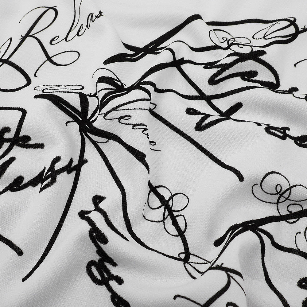 DAXUEN Short-sleeved polo shirt with embroidered logo and script print