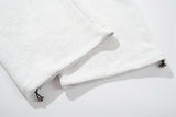 DAXUEN Wide-leg sweatpants in black and heathered light grey