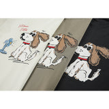 DAXUEN Oversized t-shirt with a dog graphic print
