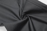 DAXUEN Wide-leg cropped trousers in dark grey and black