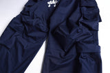 DAXUEN Wide-leg cargo pants with graphic print