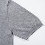 DAXUEN Short-sleeved knitted polo shirt