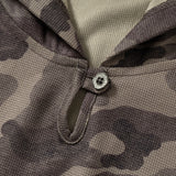 DAXUEN Camouflage short-sleeved hooded top