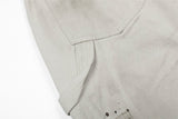 DAXUEN Muted grey wide leg trousers with paint splatter