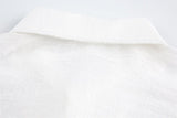 DAXUEN Crinkled long-sleeved button-up shirt