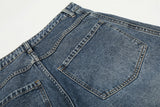 DAXUEN Loose wide leg denim jeans with stripes