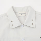 DAXUEN Short-sleeved button-up shirt with graphic prints