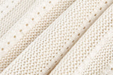 DAXUEN Short-sleeved knitted polo shirt with vertical stripes