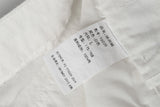 DAXUEN Wide-leg white denim shorts