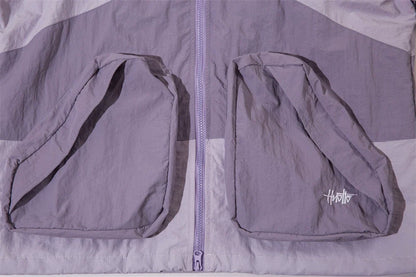Splicing Color Windbreaker Jacket