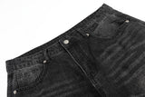 DAXUEN Distressed high-waisted wide-leg balloon jeans