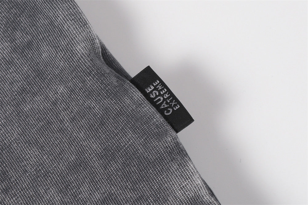 DAXUEN Distressed oversized short-sleeved t-shirt in grey