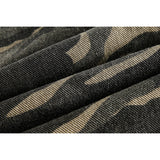 DAXUEN Men's faded camouflage cargo shorts