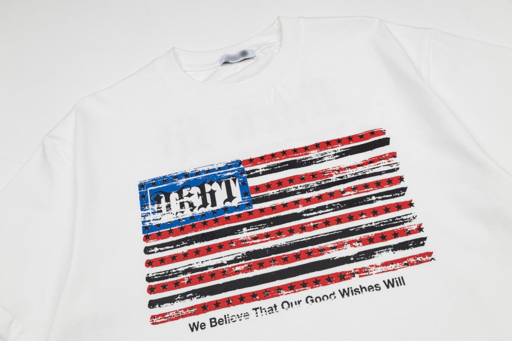 DAXUEN Loose-fit short-sleeved T-shirt with graphic design