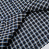 DAXUEN Men's short-sleeved plaid button-up shirt