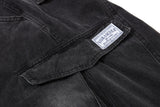 DAXUEN Punk distressed wide-leg overalls