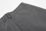 DAXUEN Wide-leg culotte pants in dark grey