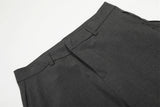 DAXUEN High-waisted wide-leg palazzo pants in dark grey and black