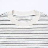 DAXUEN Relaxed fit short-sleeved striped t-shirt