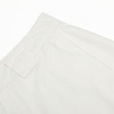 DAXUEN Ecru high-waisted wide-leg culottes