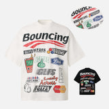 Bouncing Graphic Oversized T-Shirt