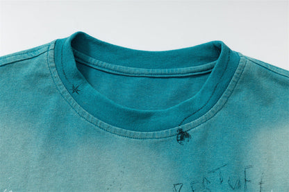 DAXUEN Oversized graphic t-shirt with abstract designs