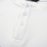 DAXUEN Short-sleeve Henley T-shirt with graphic design